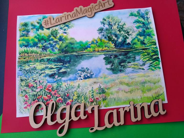 Original Landscape Painting by Olga Larina