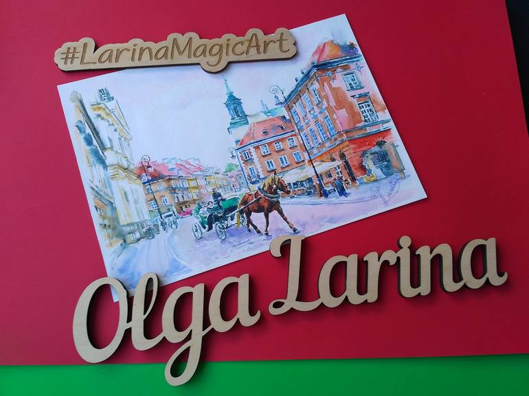 Original Fine Art Cities Painting by Olga Larina