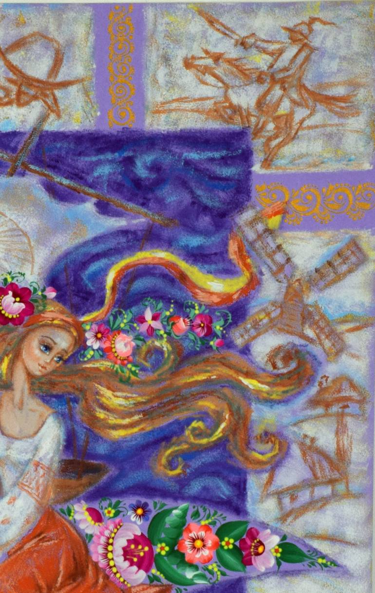 Original Figurative Other Painting by Olga Larina