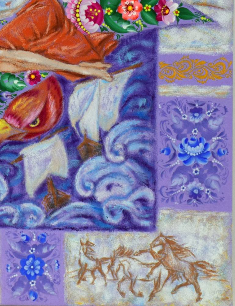 Original Figurative Other Painting by Olga Larina