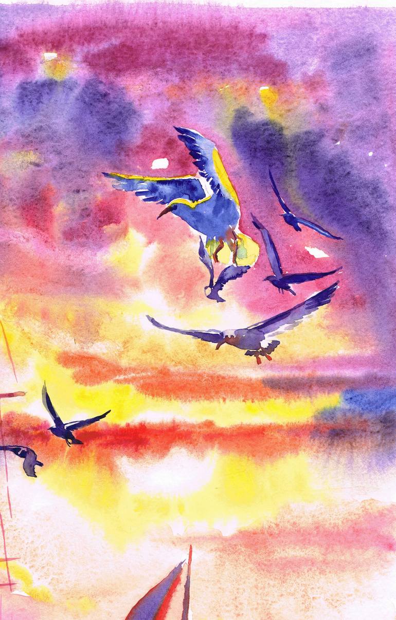 Original Figurative Other Painting by Olga Larina