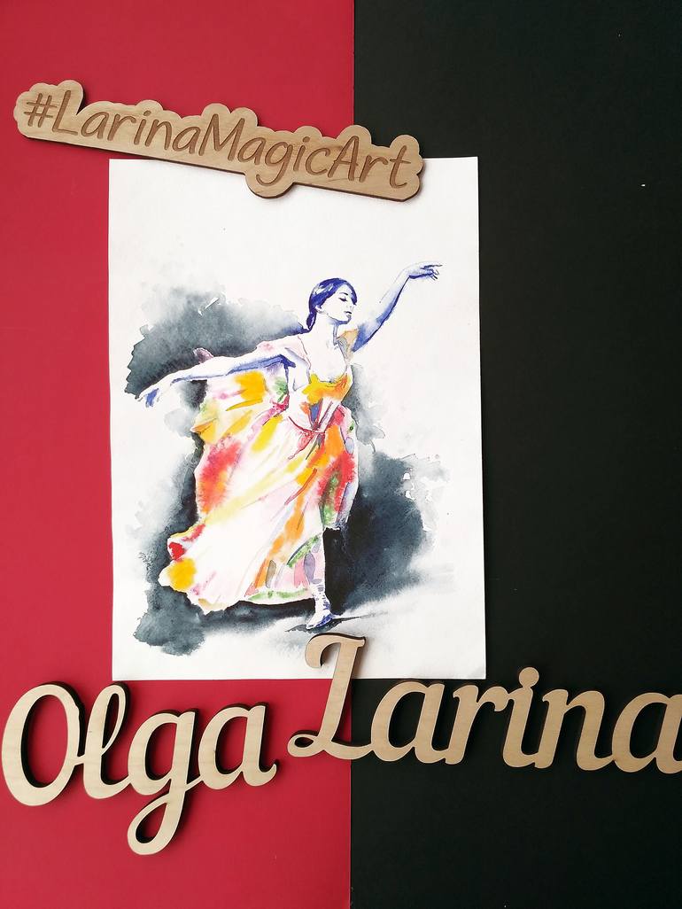 Original Women Painting by Olga Larina
