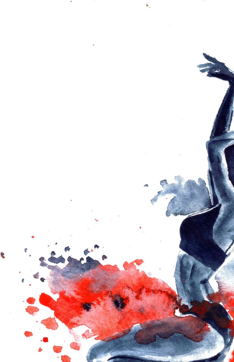 Original Expressionism Women Painting by Olga Larina