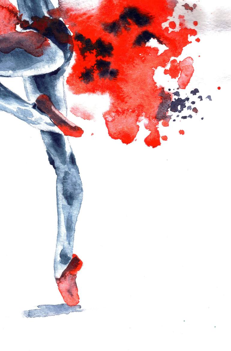 Original Expressionism Women Painting by Olga Larina