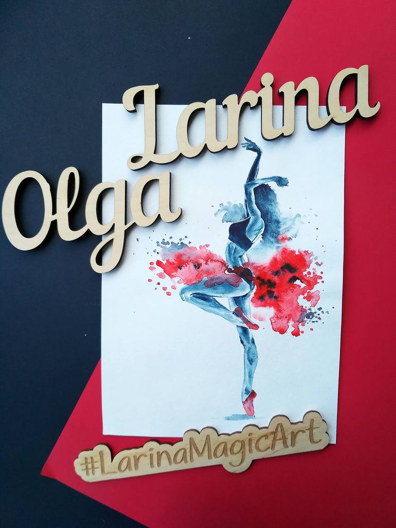 Original Expressionism Women Painting by Olga Larina