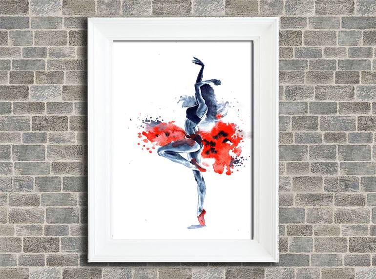 Original Expressionism Women Painting by Olga Larina