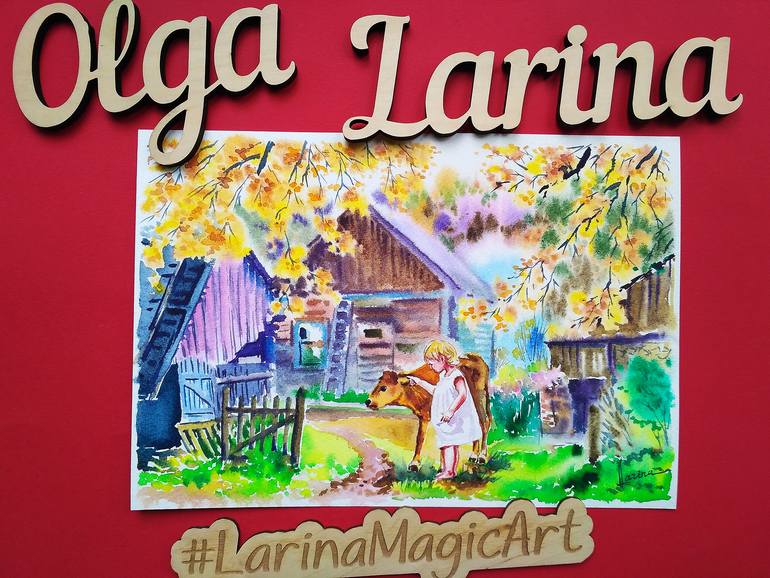 Original Figurative Other Painting by Olga Larina