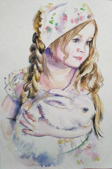 Original Children Paintings by Olga Larina