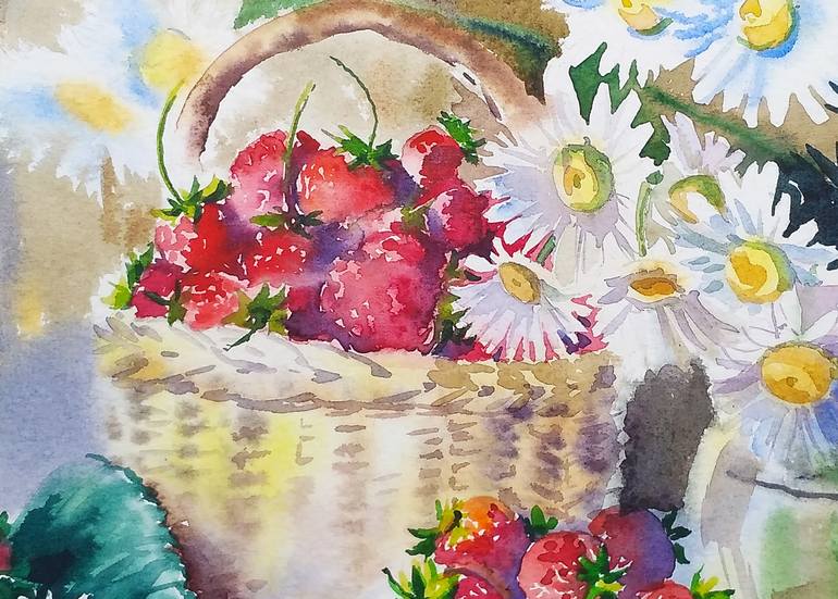 Original Still Life Painting by Olga Larina