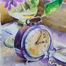An exclusive unique gift for any special occasion and holiday. Interior decoration. Memory to your relatives, family and friends. Original present.
Still life with a cup of coffee and a clock by the window. Original watercolor painting.
We are attracted to old things that have an interesting history. Together with them we plunge into legends, fantasize and live new ones, in our head and heart. Perhaps these old houses, cars, streets have not existed for a long time, but the moment of life remains in the picture. This is a window into the past from which heat, peace, energy emanate.
At any time of the year, in any weather, the joy of life will be transmitted by paintings written with love and inspiration.
Watercolor conveys the tenderness and velvety texture of flowers, helps to convey their fragrance. I love to depict flowers: they help to lift the mood, decorate any interior, they are the most perfect on our Earth. Delicate purple flowers convey the feeling of spring. Watercolor helps to achieve ease, airiness of the image. Flowers decorate any space both in nature and in the interior.
Watercolor is unique in that this pattern of color spots will not be repeated. The second such picture will be gone. Each painting is made in watercolor, like a pearl.
This picture will light up with joy and happiness the interior of your house and will be a good gift for your relatives and for your friends. Suitable for any celebration and occasion.
I hope my painting will decorate your home or office, give light, warmth and joy every day.