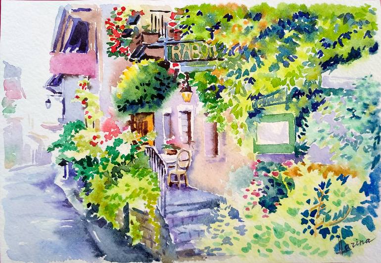 Print of Figurative Cities Paintings by Olga Larina