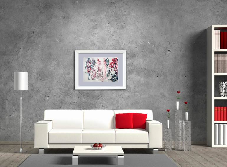 Original Figurative Women Painting by Olga Larina