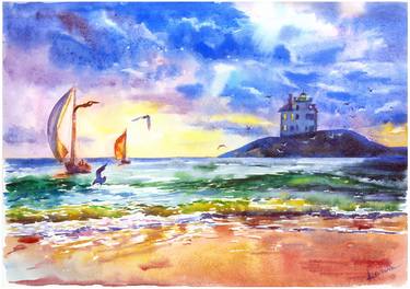 Original Seascape Paintings by Olga Larina