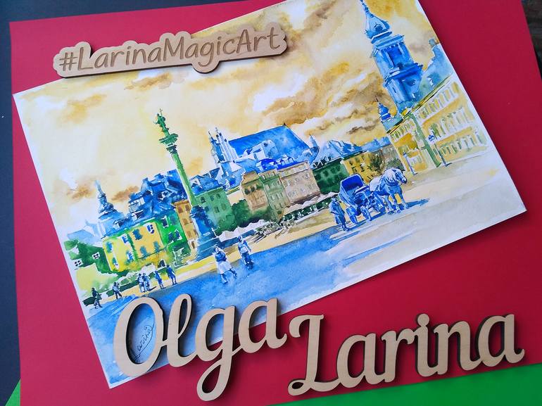 Original Cities Painting by Olga Larina