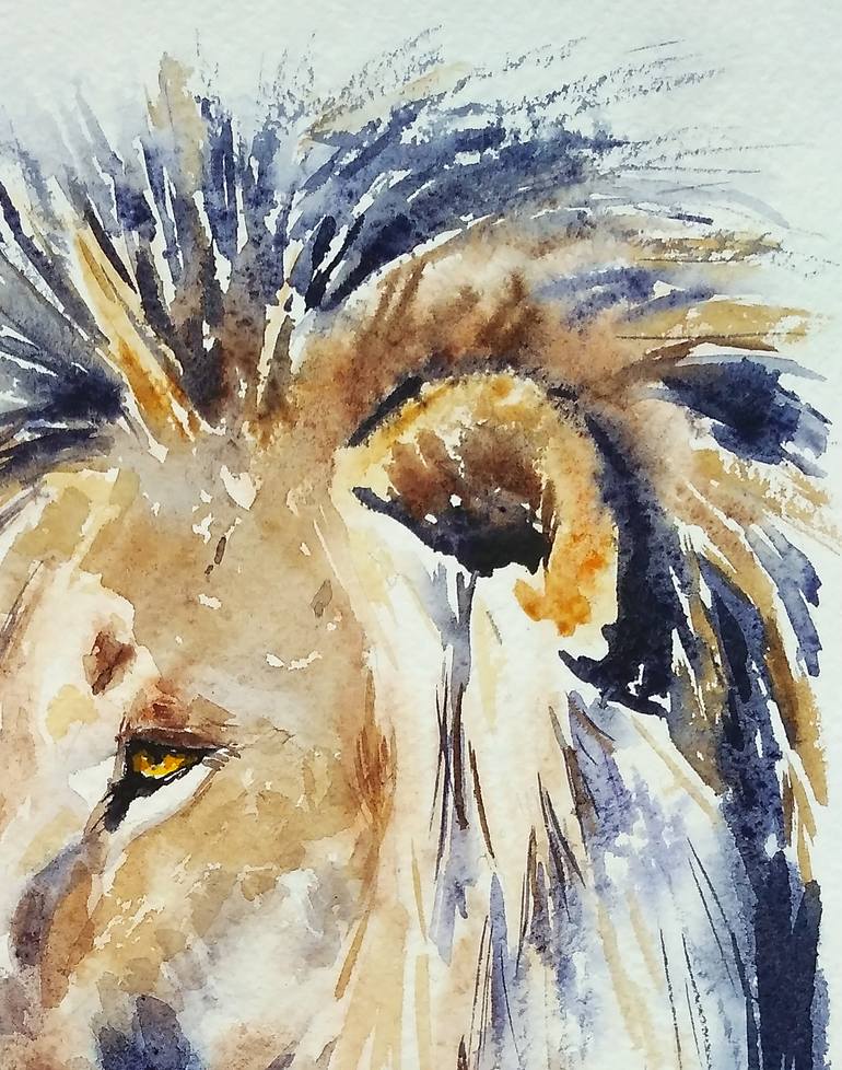 Original Animal Painting by Olga Larina