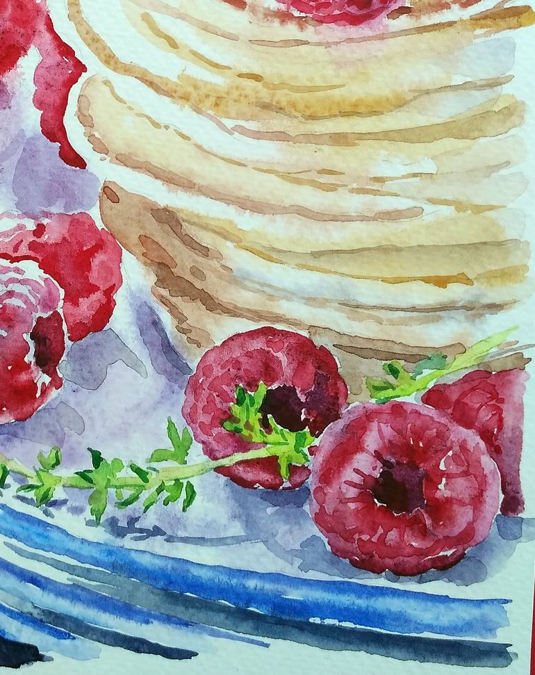 Original Food Painting by Olga Larina