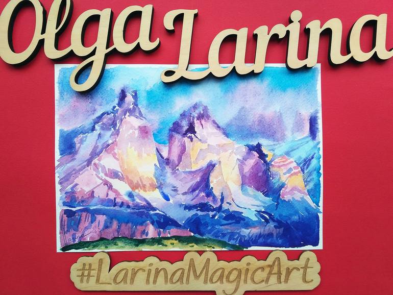 Original Figurative Landscape Painting by Olga Larina