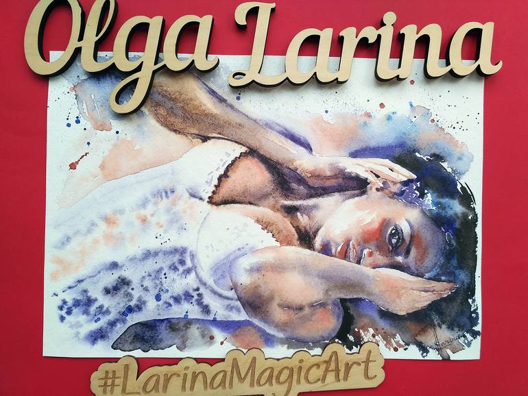 Original Figurative Women Painting by Olga Larina