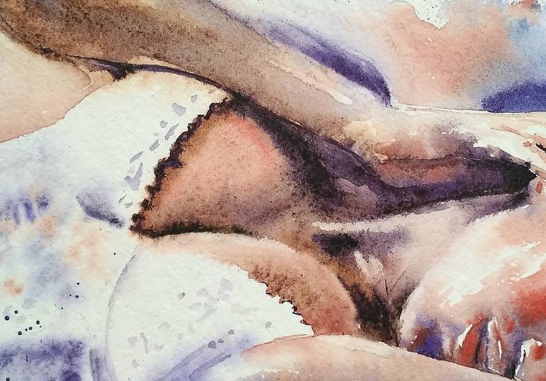 Original Figurative Women Painting by Olga Larina