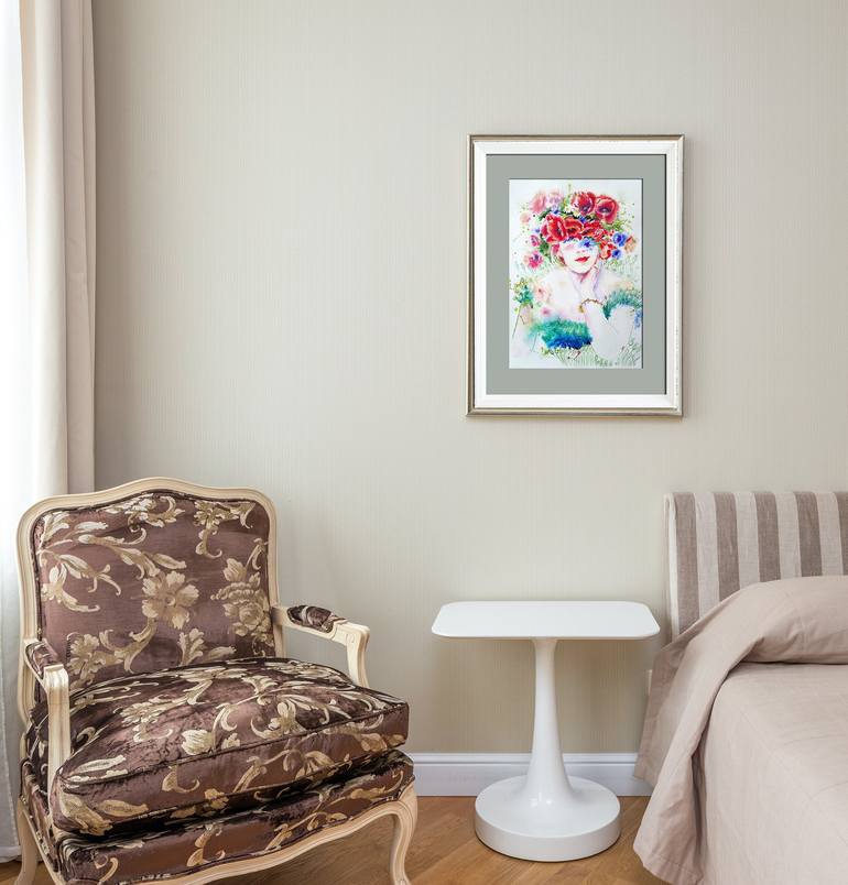 Original Conceptual People Painting by Olga Larina