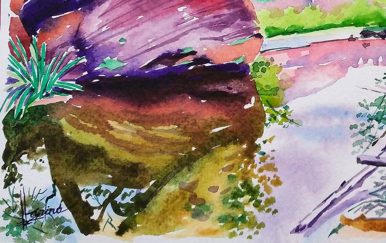 Original Figurative Nature Painting by Olga Larina