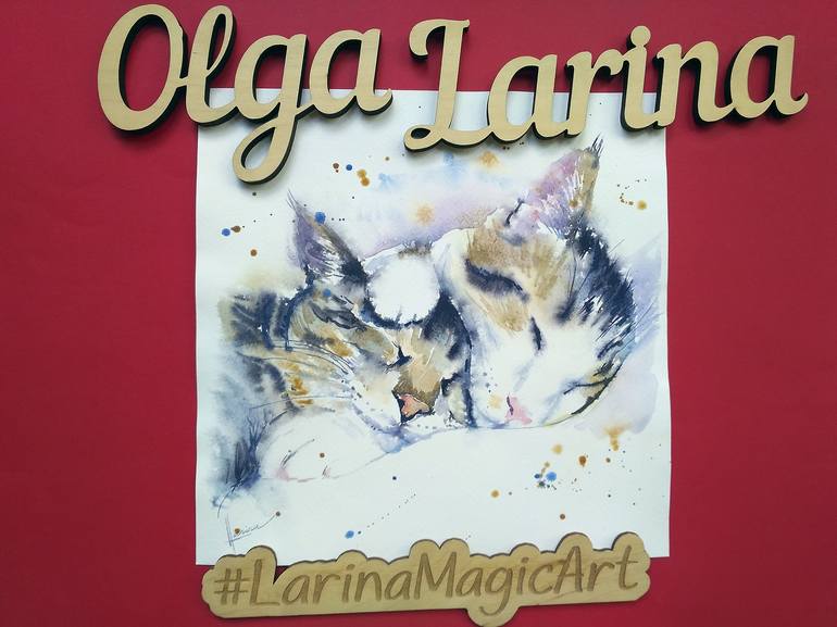 Original Animal Painting by Olga Larina