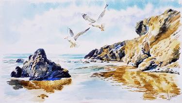 Original Fine Art Seascape Paintings by Olga Larina