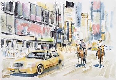 Print of Figurative Cities Paintings by Olga Larina