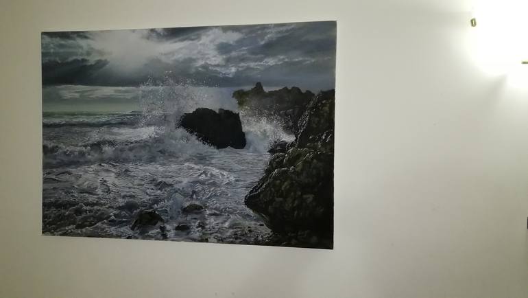 Original Realism Seascape Painting by SIMON GERGES