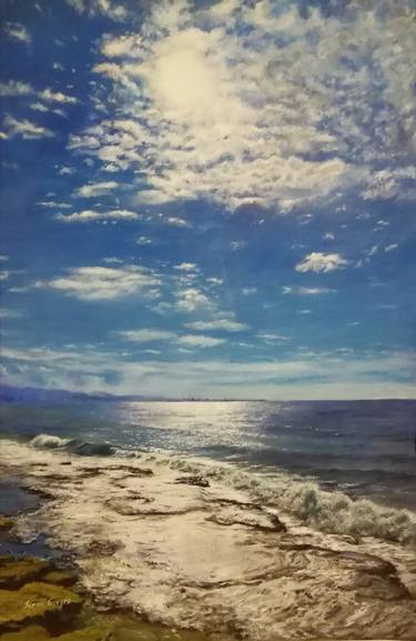 Print of Seascape Paintings by SIMON GERGES