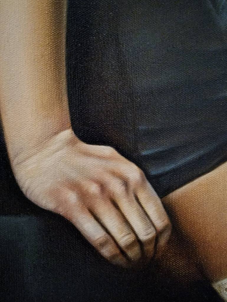 Original Realism Women Painting by Olga Pursches