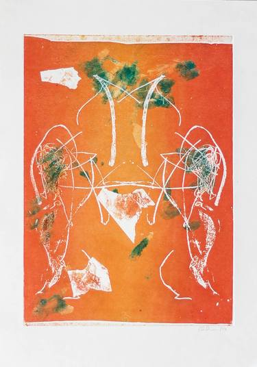 Print of Abstract Expressionism Abstract Printmaking by Kate Hester