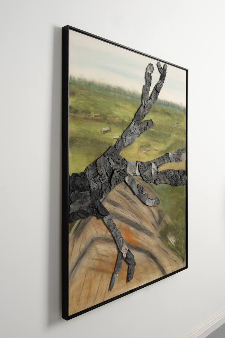 Original Expressionism Landscape Installation by Elisa Bartels