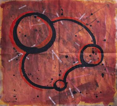 Original Abstract Expressionism Abstract Mixed Media by ojolo mirón