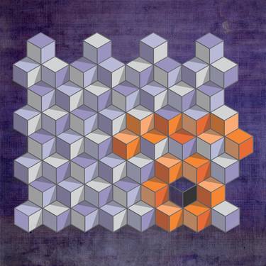 Print of Conceptual Geometric Digital by ojolo mirón