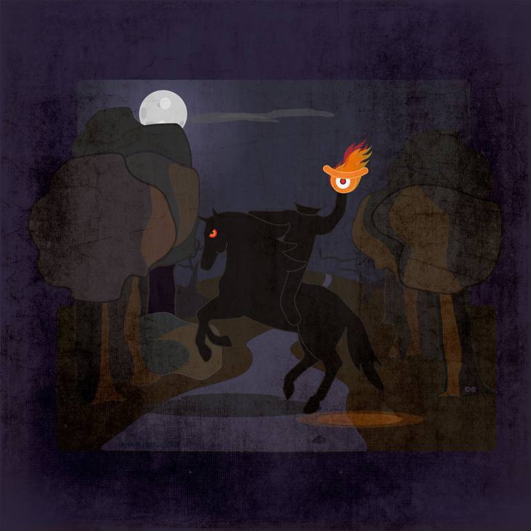 Print of Conceptual Mortality Mixed Media by Ojolo Mirón