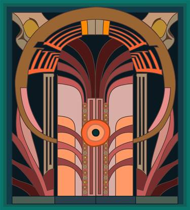 Original Art Deco Architecture Digital by ojolo mirón