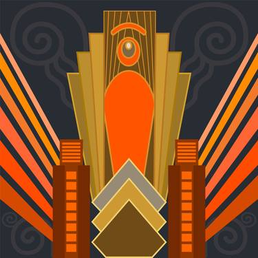 Original Art Deco Architecture Digital by ojolo mirón