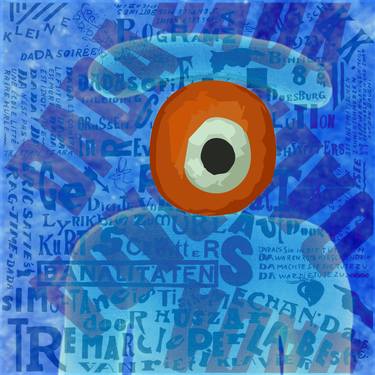 Original Pop Art Typography Mixed Media by Ojolo Mirón