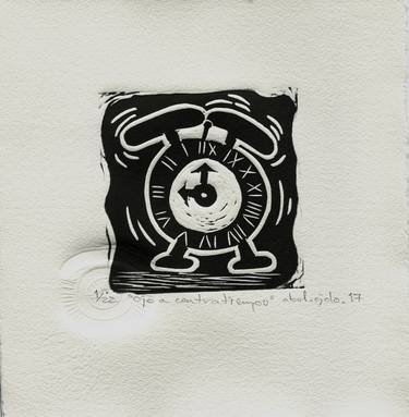 Print of Time Printmaking by ojolo mirón