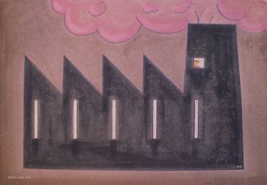 Print of Abstract Expressionism Architecture Paintings by ojolo mirón