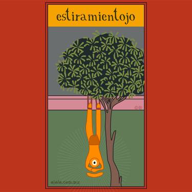 yojoga 5 - estiramientojo - Limited Edition of 3 thumb