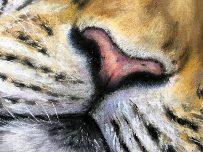 Original Realism Animal Drawing by Ksenia Lutsenko