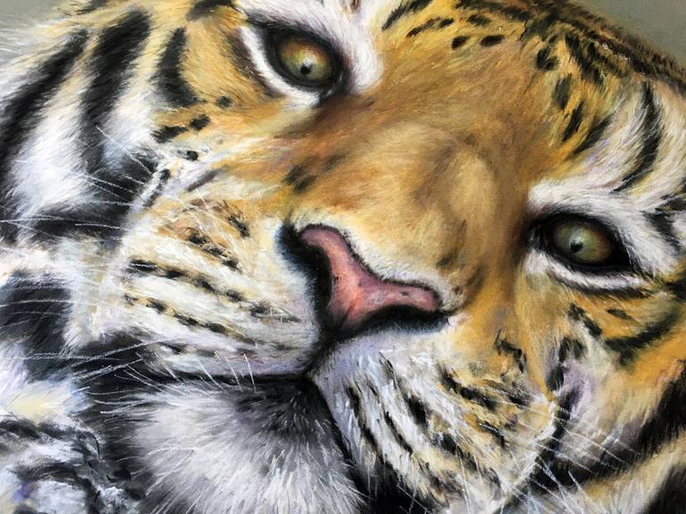 Original Realism Animal Drawing by Ksenia Lutsenko