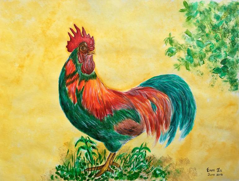 Print of Conceptual Animal Paintings by Ksenia Lutsenko