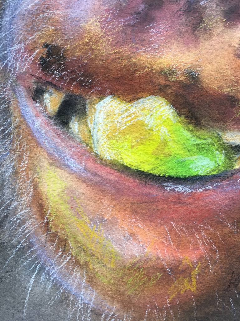 CHIMPANZEE Painting by Ksenia Lutsenko Saatchi Art