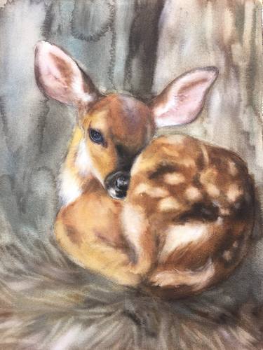 realistic watercolor animal paintings