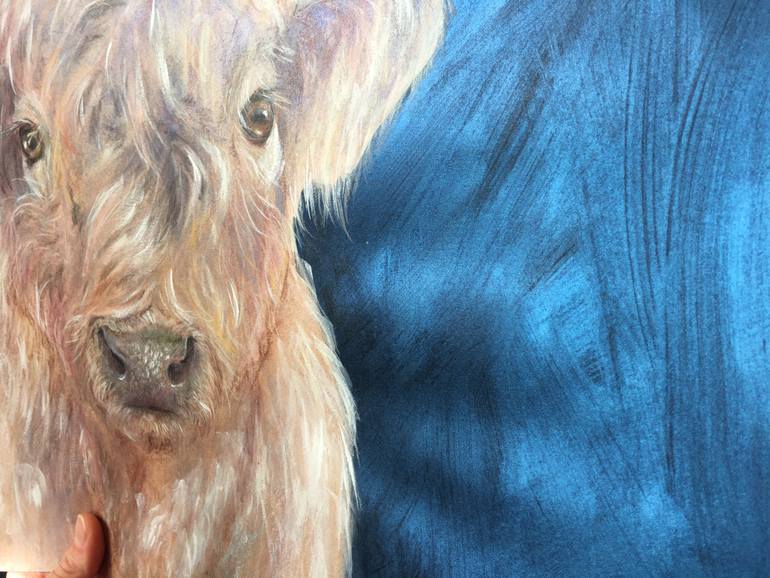 Original Art Deco Animal Painting by Ksenia Lutsenko