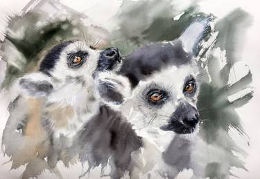 Original Animal Paintings by Ksenia Lutsenko