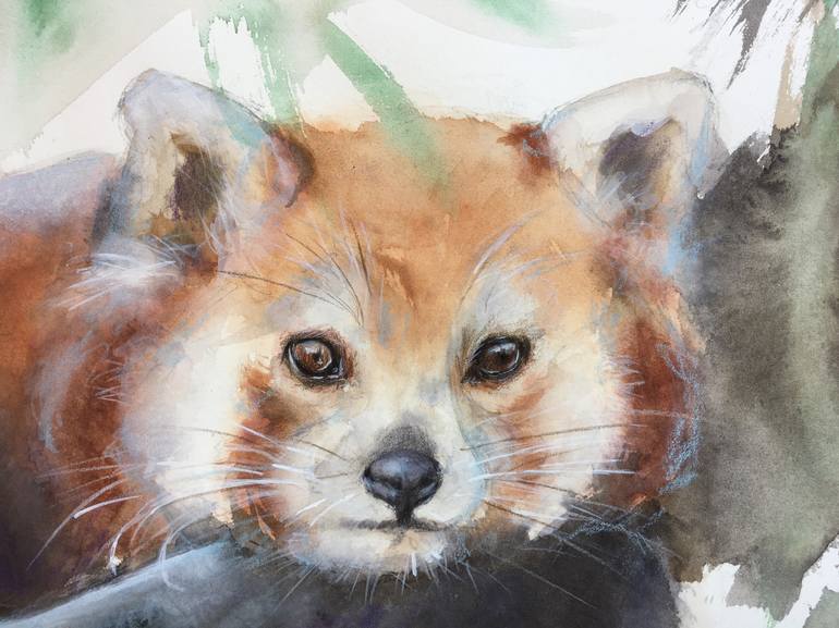 Original Animal Painting by Ksenia Lutsenko